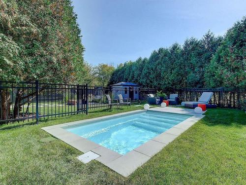 Pool - 412  - B Rue Principale, Saint-Basile-Le-Grand, QC - Outdoor With In Ground Pool With Backyard