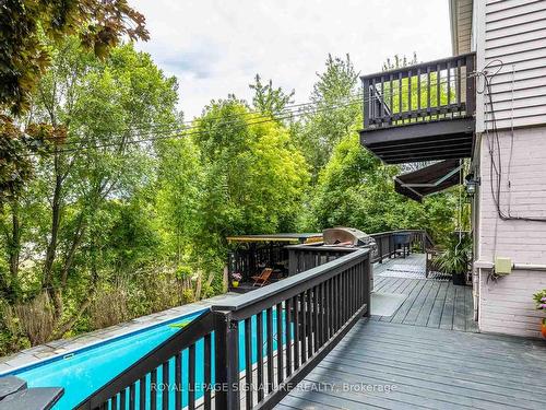 105 Catalina Dr, Toronto, ON - Outdoor With In Ground Pool With Deck Patio Veranda With Exterior