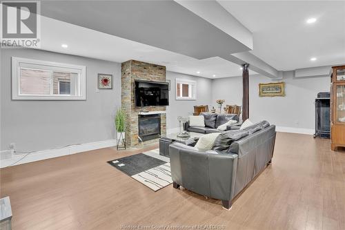 2445 Trappers Avenue, Windsor, ON - Indoor With Fireplace
