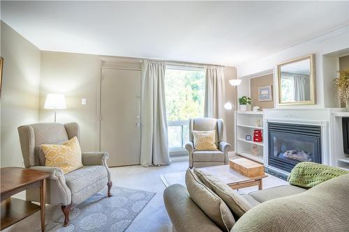 25 Britten Close|Unit #64 B, Hamilton, ON - Indoor Photo Showing Living Room With Fireplace
