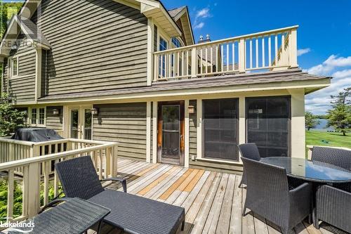 3876 Muskoka 118 Road Unit# Sandfield 6 W5, Port Carling, ON - Outdoor With Deck Patio Veranda With Exterior