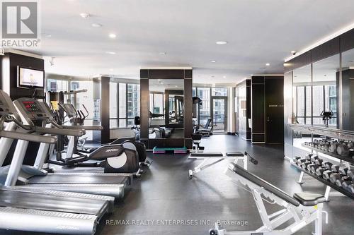 517 - 20 Blue Jays Way, Toronto, ON - Indoor Photo Showing Gym Room