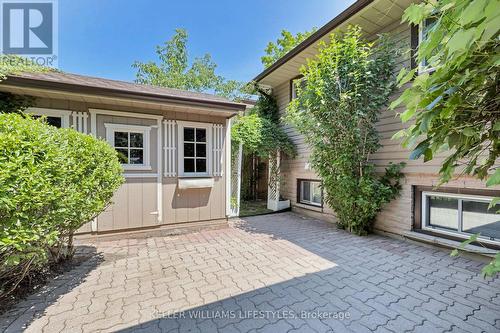 Private Patio and garden shed - 39 Oneida Road, London, ON - Outdoor With Exterior