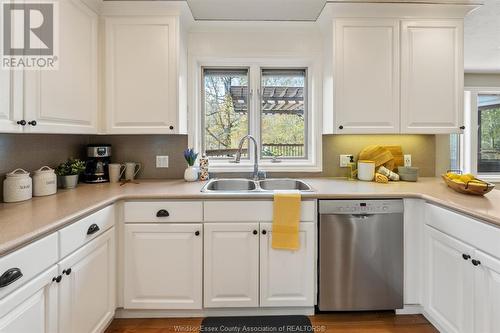 21430 Lynn Drive, Wheatley, ON - Indoor Photo Showing Kitchen With Double Sink