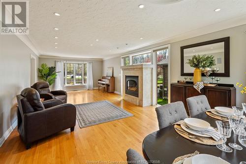 21430 Lynn Drive, Wheatley, ON - Indoor Photo Showing Living Room With Fireplace