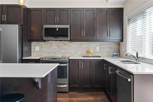 377 Glancaster Road|Unit #13, Ancaster, ON - Indoor Photo Showing Kitchen With Double Sink With Upgraded Kitchen