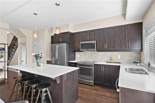 377 Glancaster Road|Unit #13, Ancaster, ON - Indoor Photo Showing Kitchen With Double Sink With Upgraded Kitchen