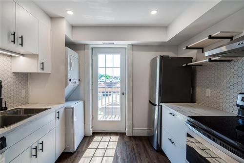 42 Balsam Avenue N, Hamilton, ON - Indoor Photo Showing Kitchen With Double Sink