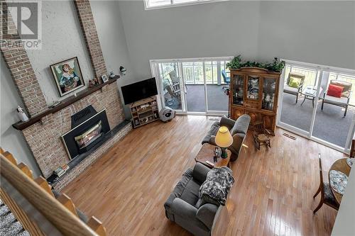 18428 County Road 2 Road, Cornwall, ON - Indoor With Fireplace