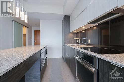 101 Queen Street Unit#806, Ottawa, ON - Indoor Photo Showing Kitchen With Upgraded Kitchen