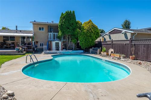 1280 Collison Road, Kelowna, BC - Outdoor With In Ground Pool With Deck Patio Veranda