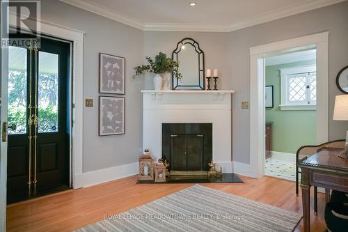 397 Trafalgar Road, Oakville, ON - Indoor With Fireplace