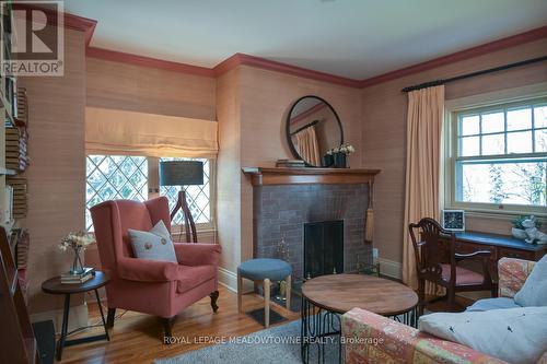 397 Trafalgar Road, Oakville (Old Oakville), ON - Indoor Photo Showing Living Room With Fireplace