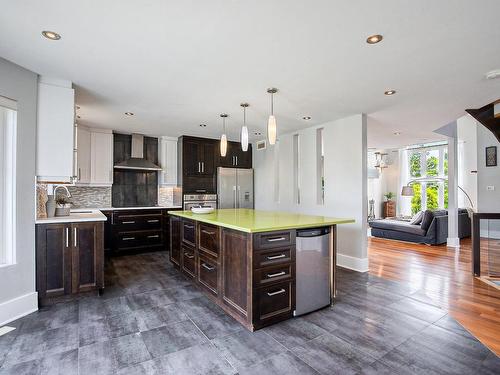 Cuisine - 116 Rue Perron, Saint-Basile-Le-Grand, QC - Indoor Photo Showing Kitchen With Upgraded Kitchen