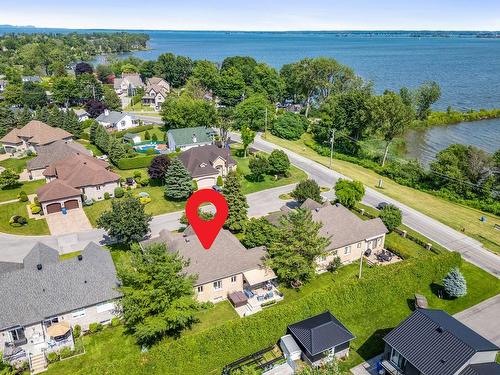 Aerial photo - 4 Place Anne-Hébert, Notre-Dame-De-L'Île-Perrot, QC - Outdoor With Body Of Water With View