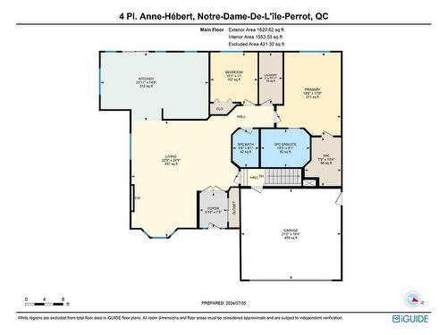 Plan (croquis) - 4 Place Anne-Hébert, Notre-Dame-De-L'Île-Perrot, QC - Other