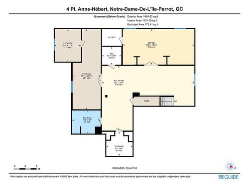 Plan (croquis) - 4 Place Anne-Hébert, Notre-Dame-De-L'Île-Perrot, QC - Other