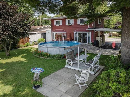 Cour - 107 Av. De Venise E., Venise-En-Québec, QC - Outdoor With Above Ground Pool With Exterior