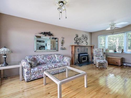 Salon - 107 Av. De Venise E., Venise-En-Québec, QC - Indoor Photo Showing Living Room With Fireplace