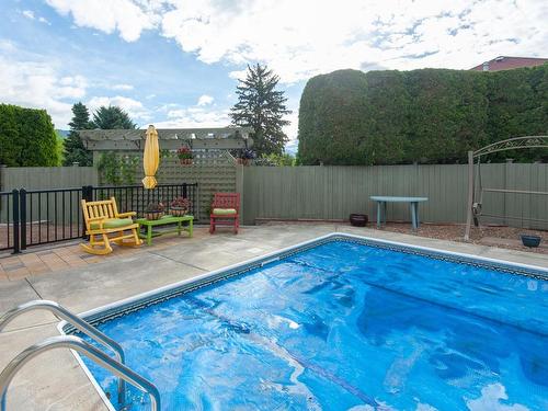 5566 Dallas Drive, Kamloops, BC - Outdoor With In Ground Pool With Backyard