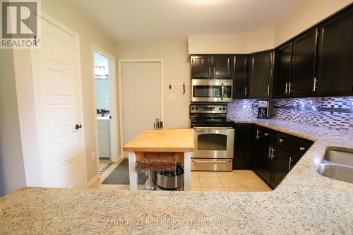 24642 Dodge Drive, Adelaide Metcalfe, ON - Indoor Photo Showing Kitchen With Double Sink