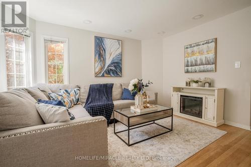 2381 East Gate Crescent, Oakville, ON - Indoor Photo Showing Living Room With Fireplace