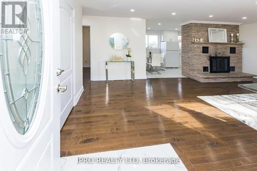 1718 Highway 6 Road, Hamilton, ON - Indoor Photo Showing Other Room With Fireplace