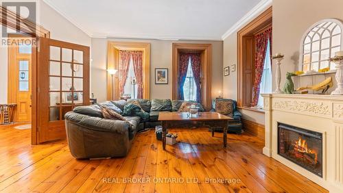 61 King Street N, Brant, ON - Indoor Photo Showing Living Room With Fireplace