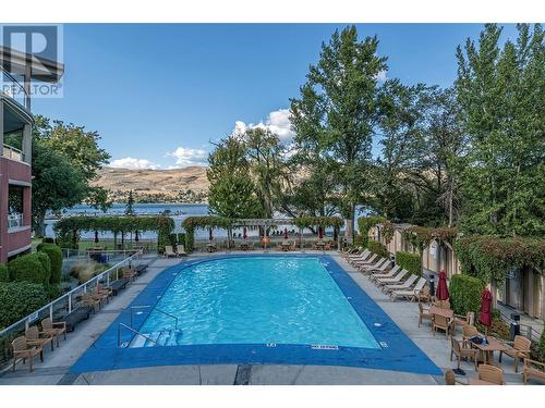 7343 Okanagan Landing Road Unit# 1319, Vernon, BC - Outdoor With In Ground Pool With Backyard