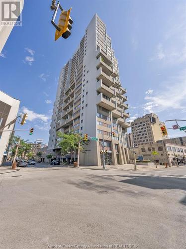 380 Pelissier Street Unit# 2107, Windsor, ON - Outdoor With Facade