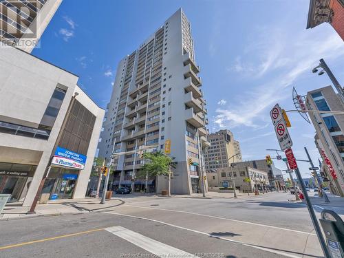 380 Pelissier Street Unit# 2107, Windsor, ON - Outdoor With Facade