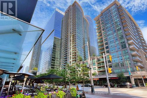 502 - 30 Grand Trunk Crescent, Toronto C01, ON - Outdoor With Balcony With Facade