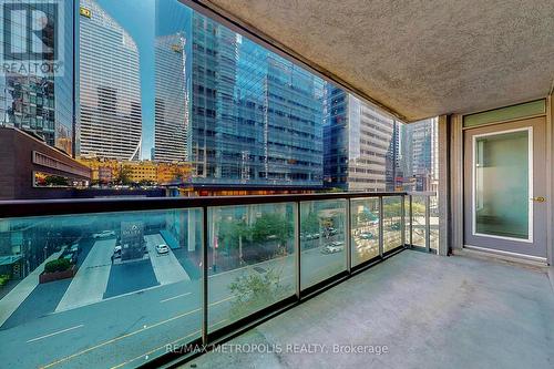 502 - 30 Grand Trunk Crescent, Toronto C01, ON - Outdoor With Balcony With Exterior