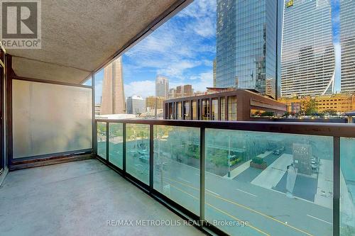 502 - 30 Grand Trunk Crescent, Toronto C01, ON - Outdoor With Balcony With Exterior