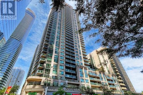 502 - 30 Grand Trunk Crescent, Toronto C01, ON - Outdoor With Balcony With Facade