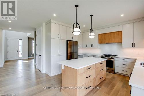 58 Aspen Circle, Thames Centre (Thorndale), ON - Indoor Photo Showing Kitchen With Upgraded Kitchen