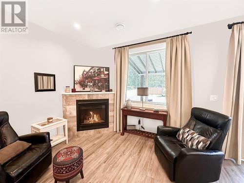 504 Similkameen Avenue, Princeton, BC - Indoor Photo Showing Living Room With Fireplace