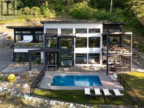 132 Sunset Boulevard, Vernon, BC - Outdoor With In Ground Pool