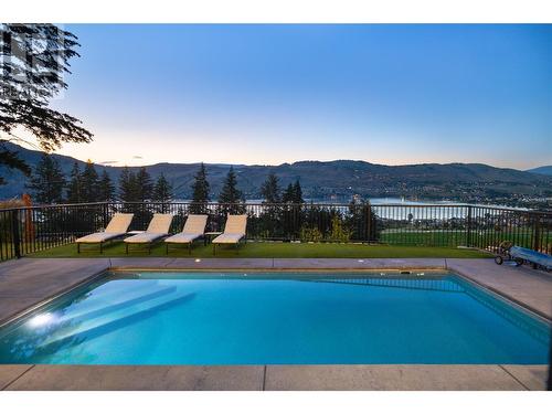 132 Sunset Boulevard, Vernon, BC - Outdoor With In Ground Pool With Backyard With View
