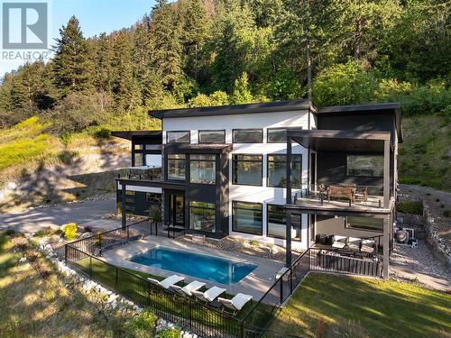 132 Sunset Boulevard, Vernon, BC - Outdoor With In Ground Pool