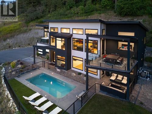 132 Sunset Boulevard, Vernon, BC - Outdoor With In Ground Pool