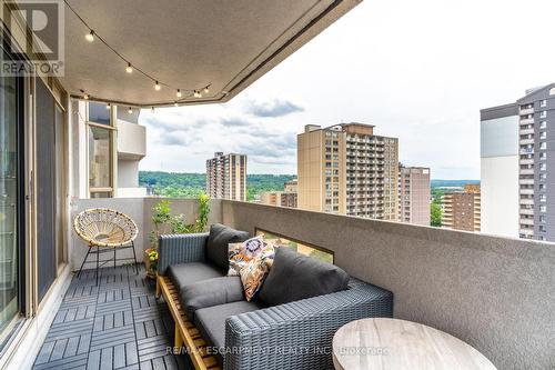 1504 - 67 Caroline Street S, Hamilton, ON - Outdoor With Balcony With Exterior