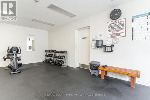 1504 - 67 Caroline Street S, Hamilton, ON - Indoor Photo Showing Gym Room