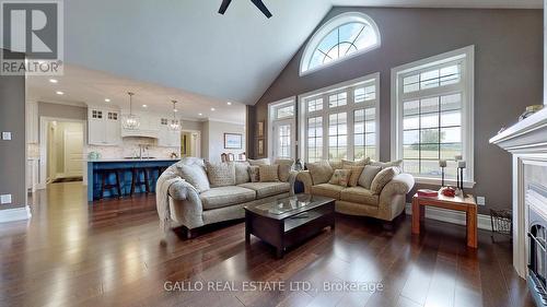 7779 Concession 3, Uxbridge, ON - Indoor Photo Showing Living Room With Fireplace