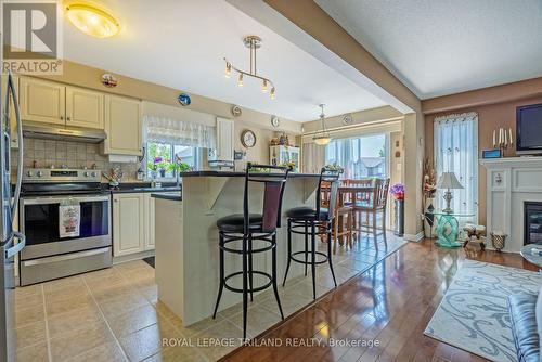 3270 Paulpeel Avenue, London, ON - Indoor Photo Showing Kitchen With Fireplace
