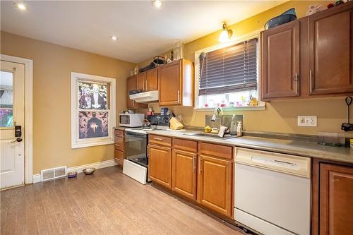 44 Haig Street, St. Catharines, ON - Indoor Photo Showing Kitchen With Double Sink