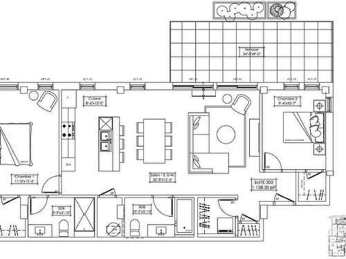 Plan (croquis) - 302-8945 Boul. Viau, Montréal (Saint-Léonard), QC - Other