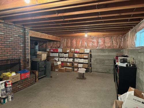 8609 Merritt Spences Br Hwy, Merritt, BC - Indoor Photo Showing Basement With Fireplace