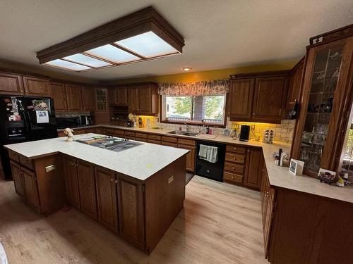 8609 Merritt Spences Br Hwy, Merritt, BC - Indoor Photo Showing Kitchen With Double Sink