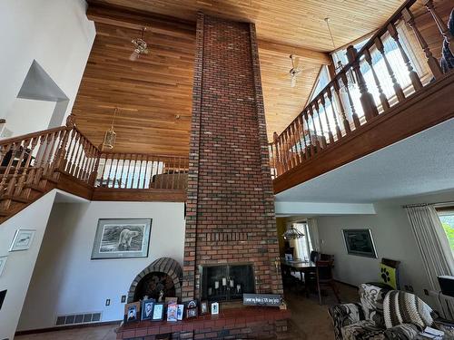 8609 Merritt Spences Br Hwy, Merritt, BC - Indoor Photo Showing Other Room With Fireplace